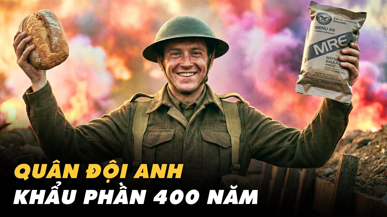 Khẩu Phần Ăn Quân Đội Anh 400 Năm: Từ Thịt Bò Muối đến Cà Ri Gà | Military Rations UK