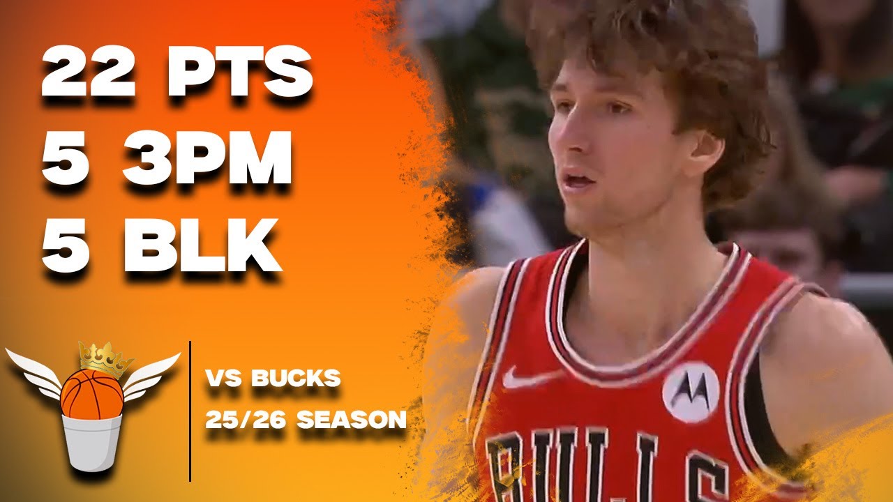 Matas Buzelis 22 Points/5 Blocks vs Bucks Full Highlights! (2/3/2026)