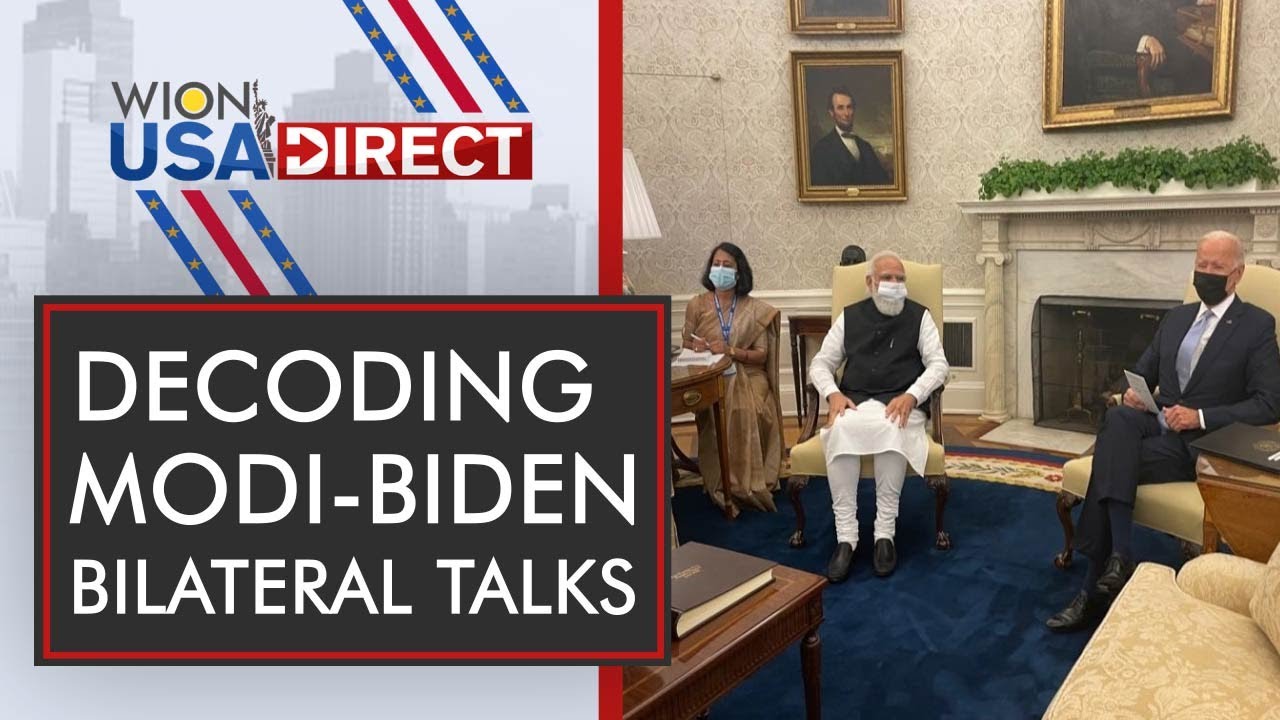 Indian PM holds bilateral talks with United States President Joe Biden | WION USA Direct