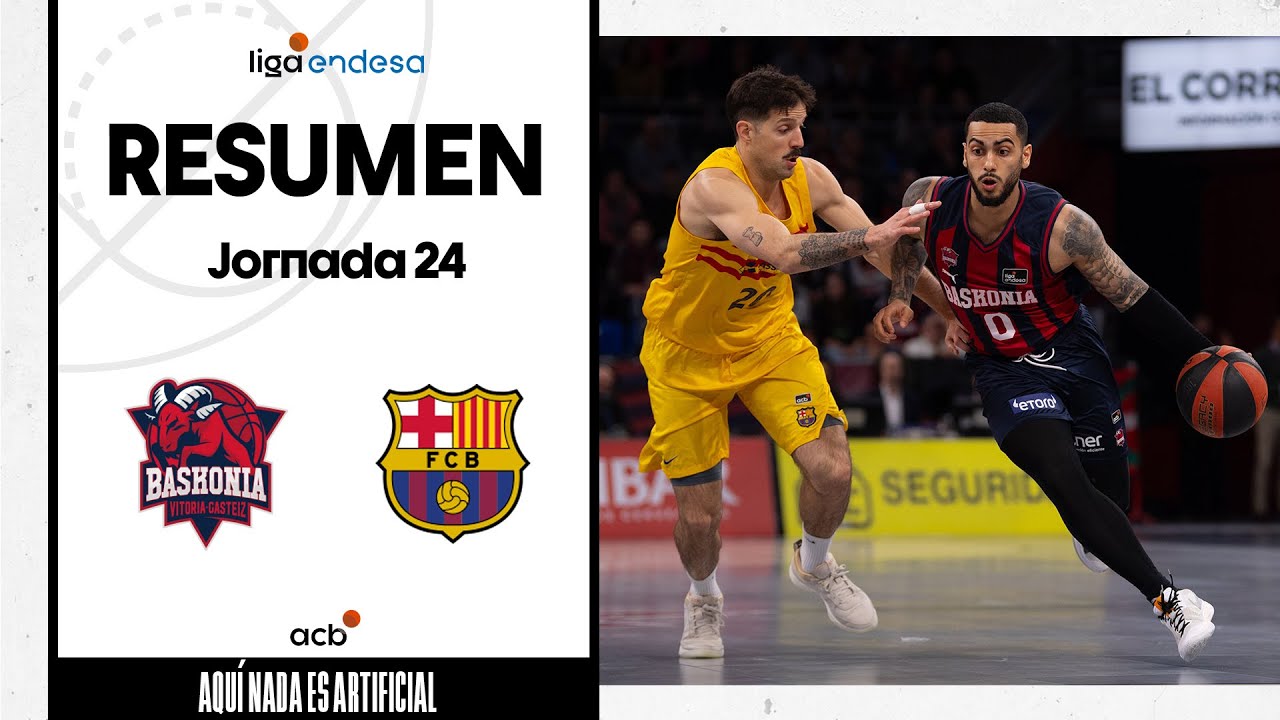 Baskonia - Barça (103-96) RESUMEN | Liga Endesa 2023-24