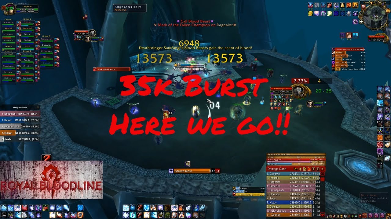 World Of Warcraft | Arcane Power 💪ICC 25 Heroic (Mage POV)