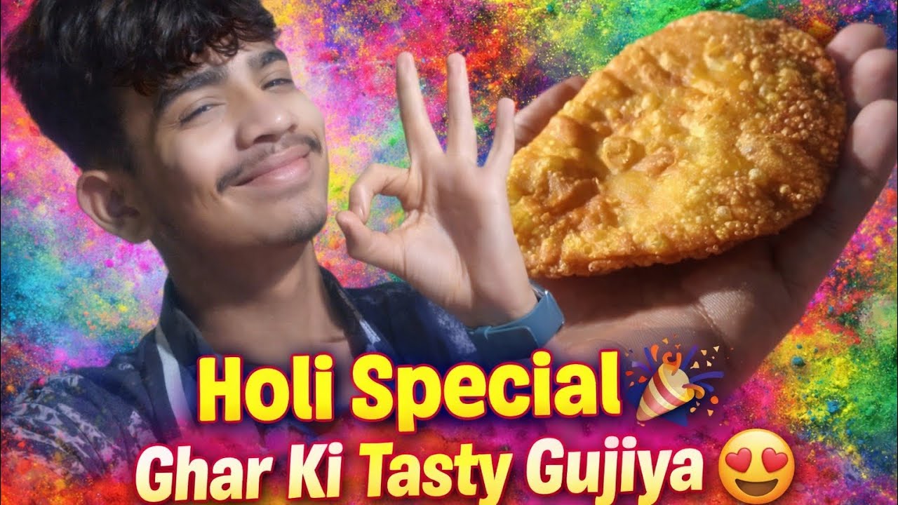 Holi special 💐 ghar ki tasty gujiya 🤩