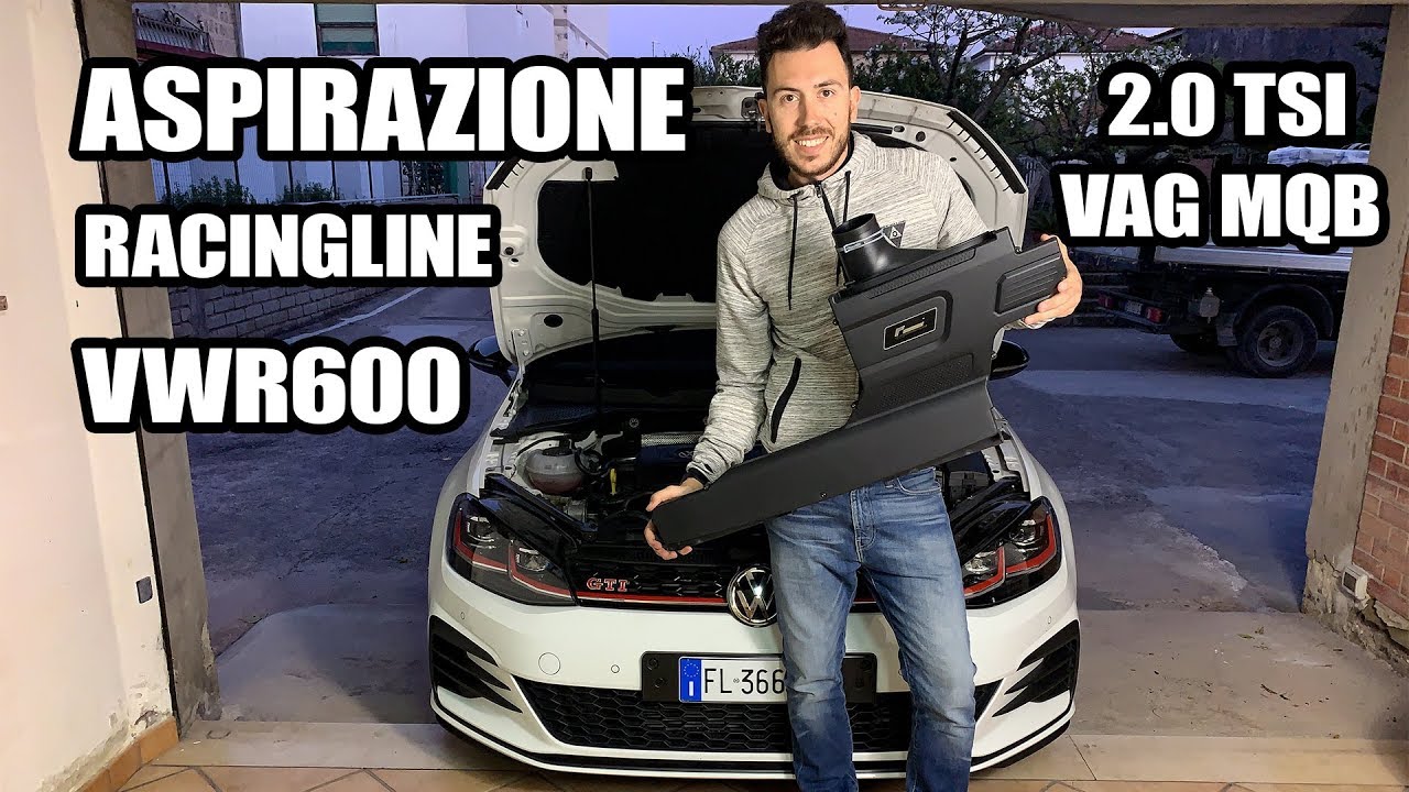 ASPIRAZIONE VWR600 VOLKSWAGEN GOLF GTI 7 2.0 TSI MQB (UNBOXING + INSTALLAZIONE)