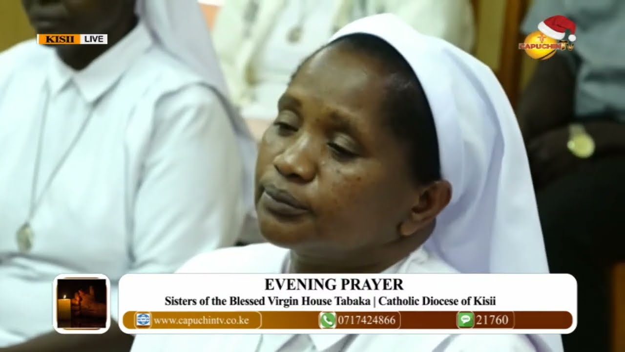 26-12-2023 | CAPUCHIN TV LIVE | EVENING PRAYER | Sisters of the Blessed Virgin 4-tier Celebrations