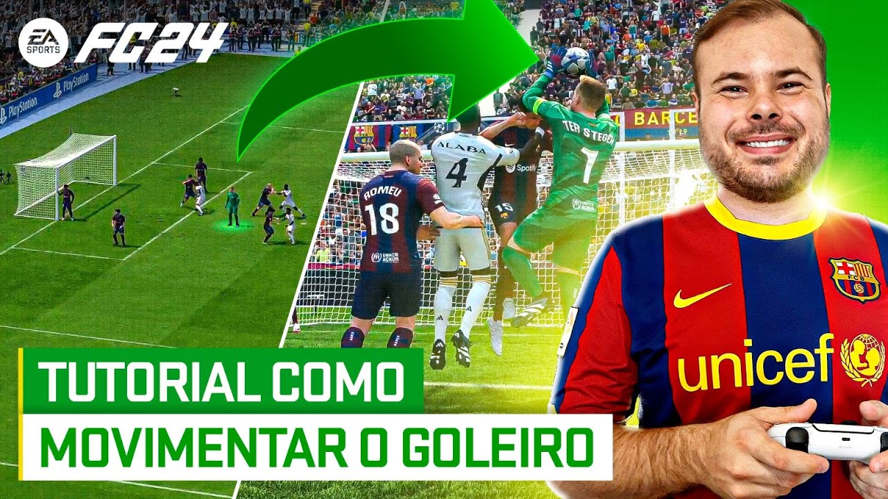 FC 24 | 🎮 APRENDA COMO MOVIMENTAR O GOLEIRO CORRETAMENTE! TUTORIAL COMO MOVIMENTAR O GOLEIRO!