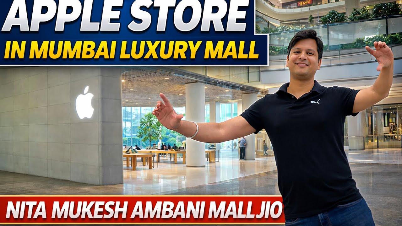 INSIDE INDIA’S RICHEST MALL! 💎 Jio World Plaza & Apple Store BKC Tour | Vlog 145