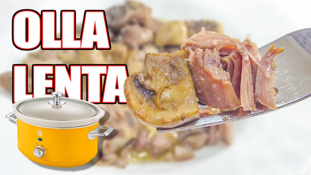 ✅ Recetas en Olla Lenta ▶ PAVO al ajillo en OLLA de COCCION LENTA