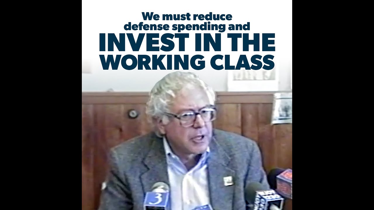 We must reduce defense spending & INVEST in the working class.