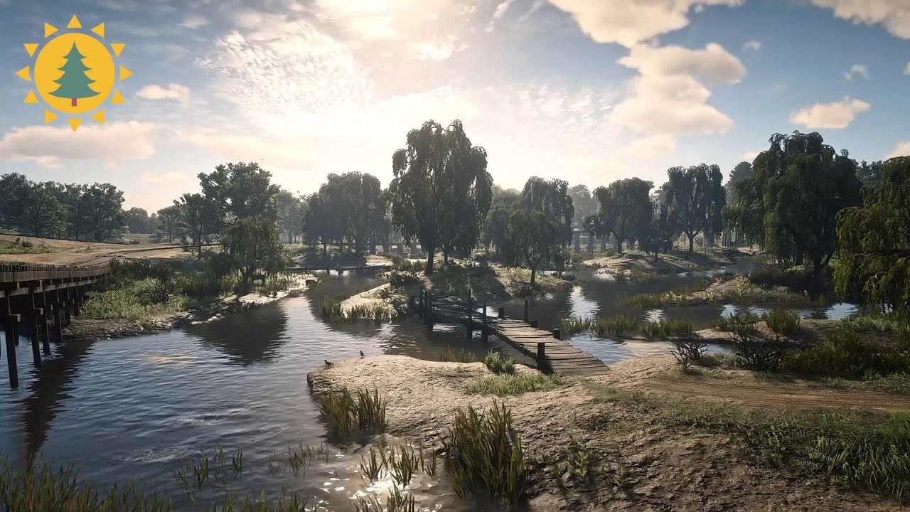 RED DEAD REDEMPTION 2(PC) Ambience & Ambient Music | Stillwater Creek | New Austin | Day/Night Cycle