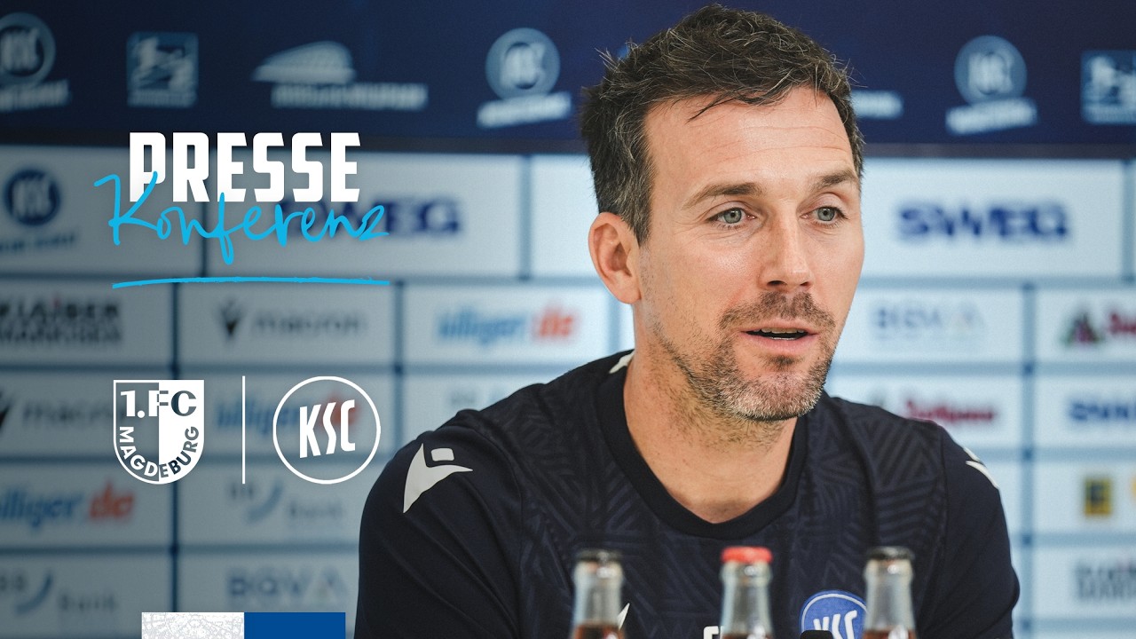 RELIVE Pressekonferenz: 1. FC Magdeburg - KSC