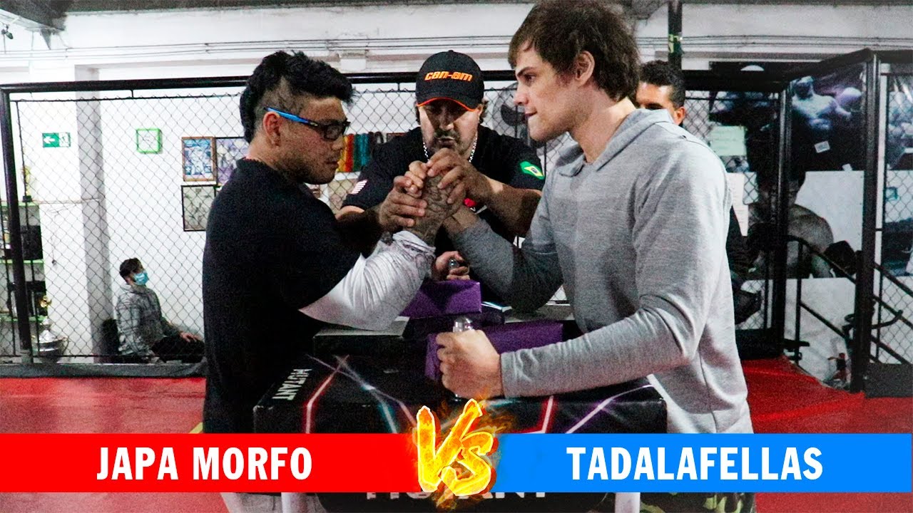JAPA MORFO VS TADALAFELLAS E BIG MAFRA NA LUTA DE BRAÇO COM PAULO MORBIO