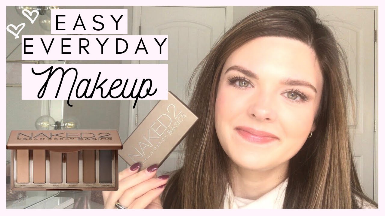 Easy Natural Everyday Makeup ft Urban Decay Naked 2 Basics Palette // 12 Days of Palettes Day 3