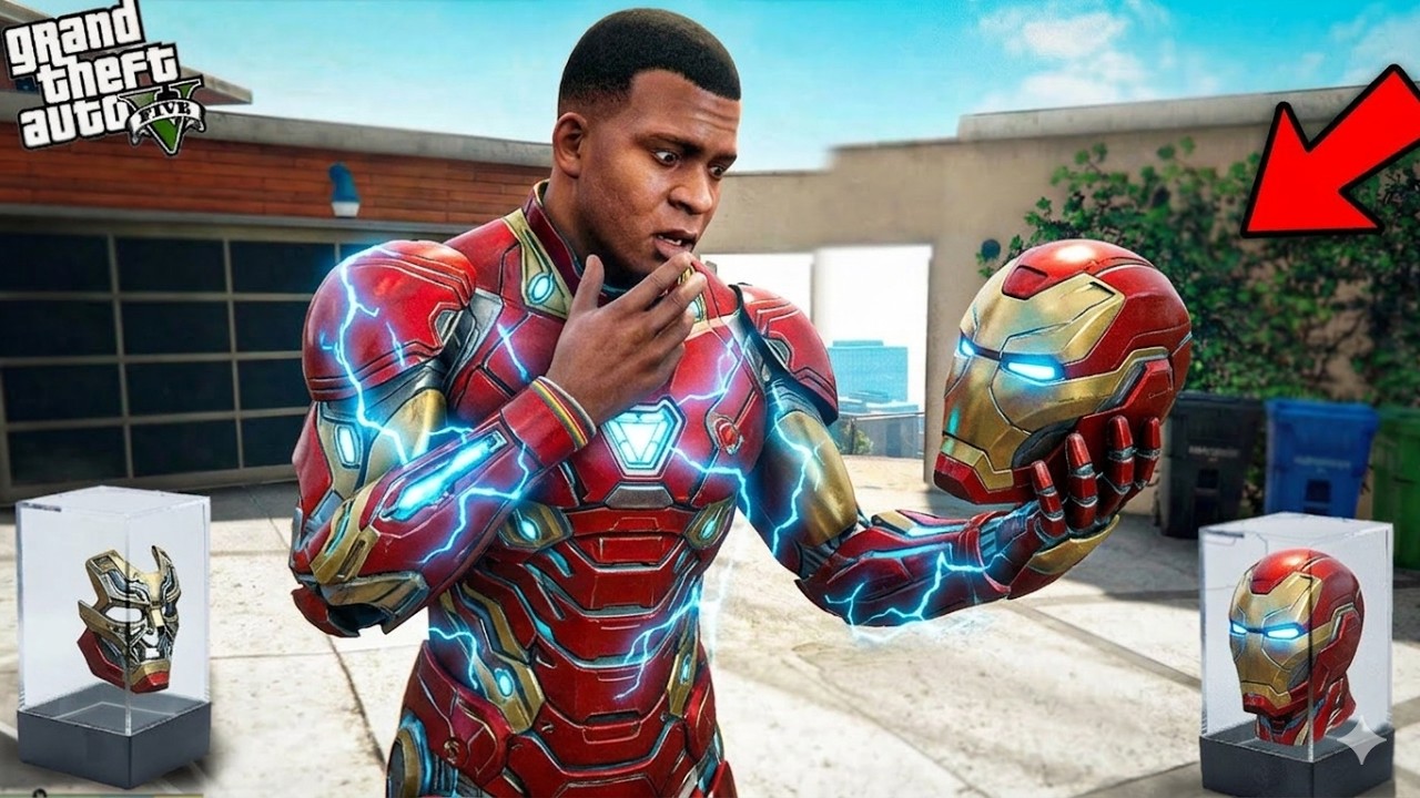 FRANKLIN FOUND IRON MAN SUIT TO KILL GIANT MONSTER | GTA 5