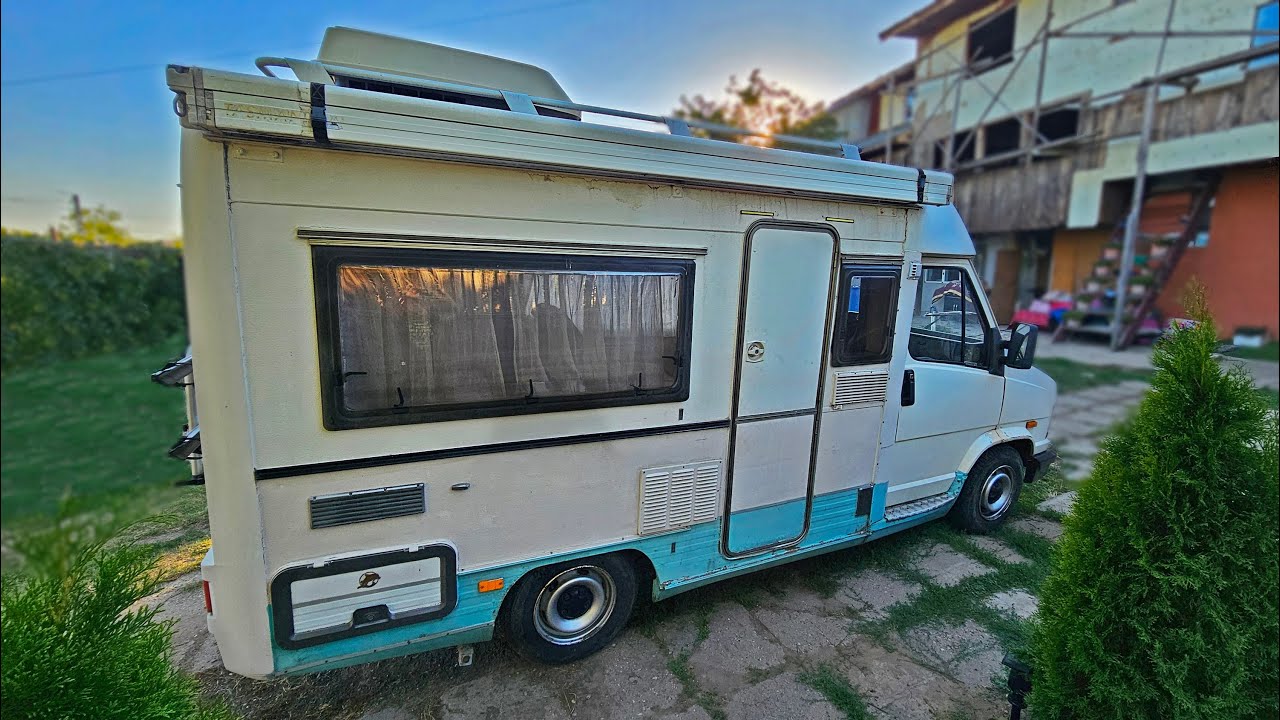 PARTEA 1 RECONDITIONEZ NOUA MEA AUTORULOTA FIAT DUCATO DIN 1990 GARSONIERA PE ROTI REAL CAMPER