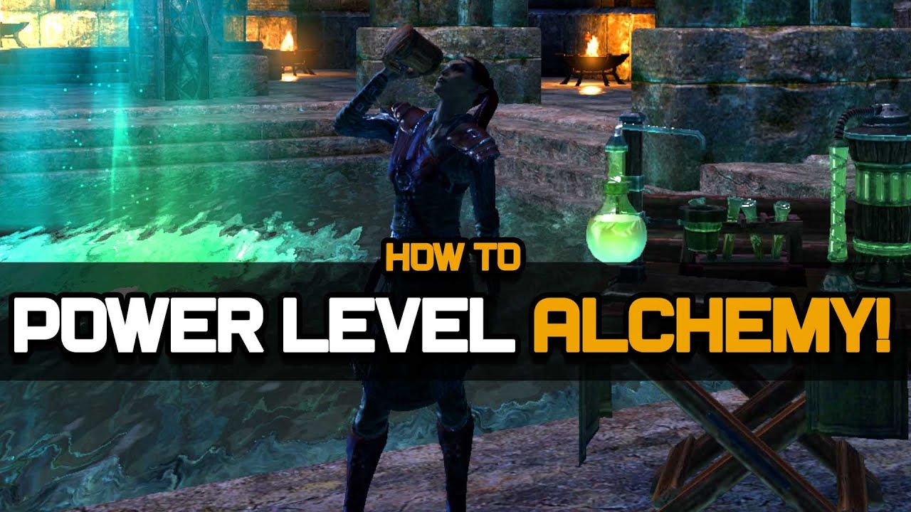 Как БЫСТРО прокачать уровень Алхимии в The Elder Scrolls Online!
