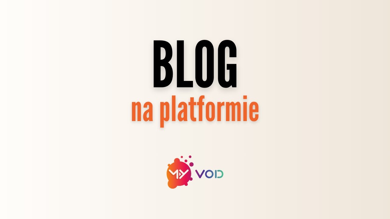 Jak prowadzić blog na platformie kursów online? Blog w myVOD krok po kroku