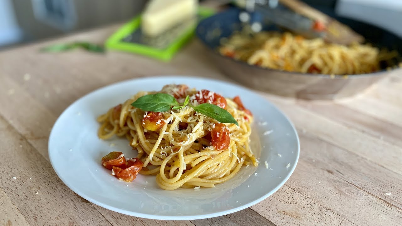 PASTA RISOTTATA l'evoluzione della Pasta Pomodorini e Basilico