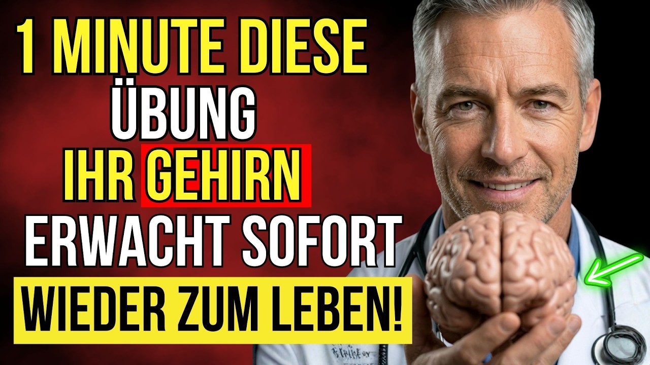 Neurologe enthüllt: Die 60-Sekunden-Übung, die Ihr Gehirn verjüngt und Ihr Gedächtnis zurückbringt