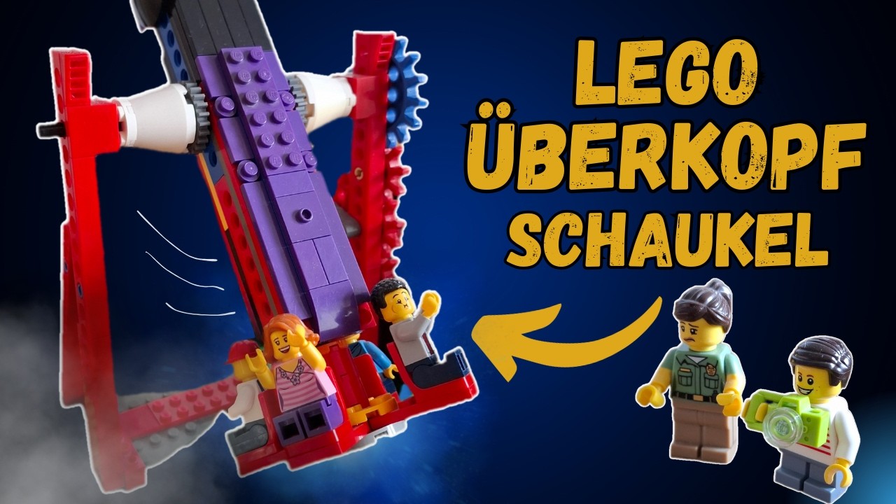 Eine Funktionierende Überkopfschaukel im Lego Freizeitpark entsteht!  - Brick Themepark #7