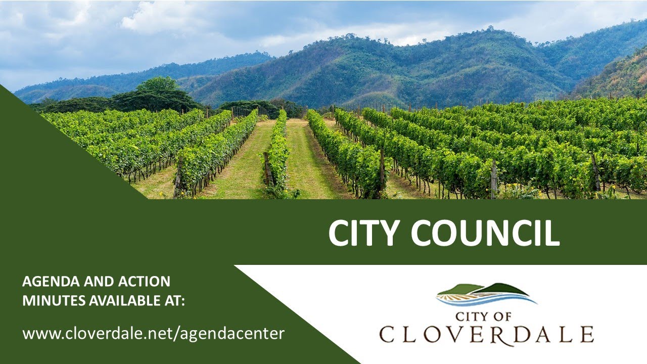 Cloverdale City Council Meeting - August 13, 2025