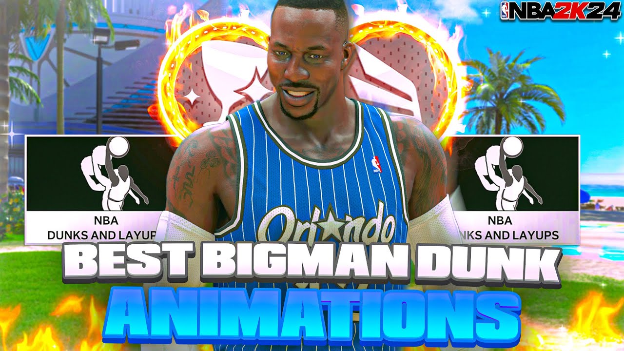 THE *NEW* BEST BIG-MAN DUNK ANIMATIONS IN NBA 2K24 ! FASTEST & UNBLOCKABLE DUNK PACKAGES (SEASON 6)