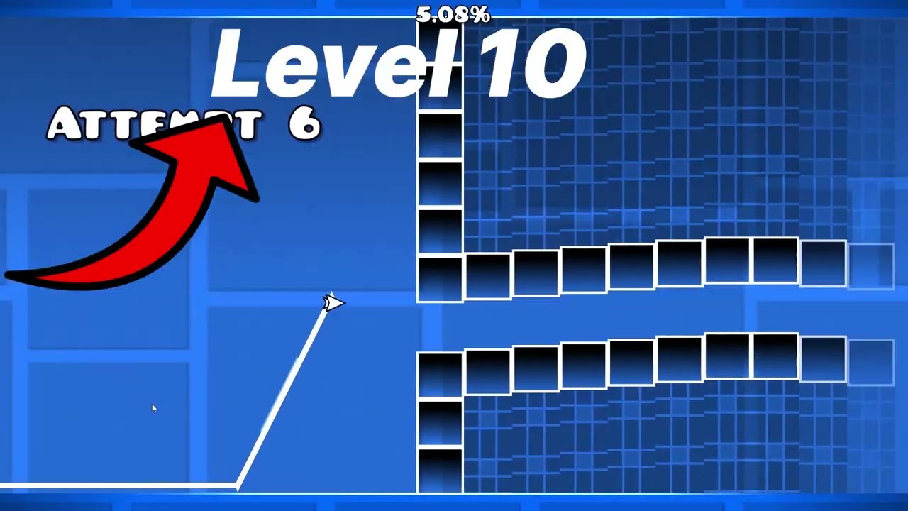 10 Levels of SPAM Difficulty... / Geometry dash