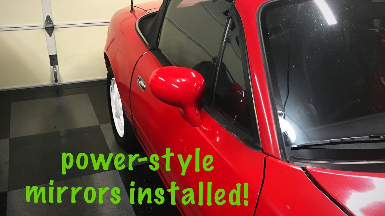 project 1990 Mazda Miata [part 23] POWER-STYLE MIRRORS AND DOOR LOCK FIX!