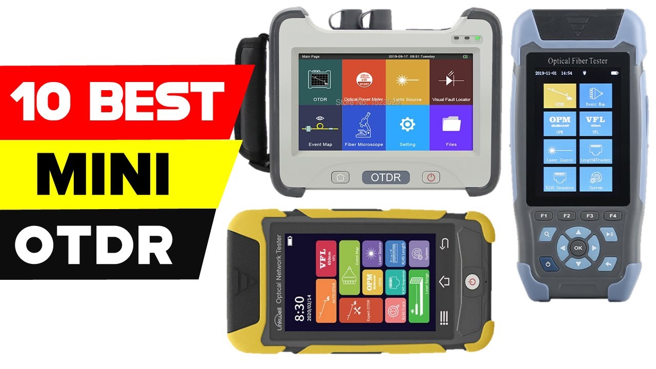 Top 10 Best Mini OTDR Reflectometers for 2021 | Best Fiber Optic Reflectometer | Best Otdr Tester