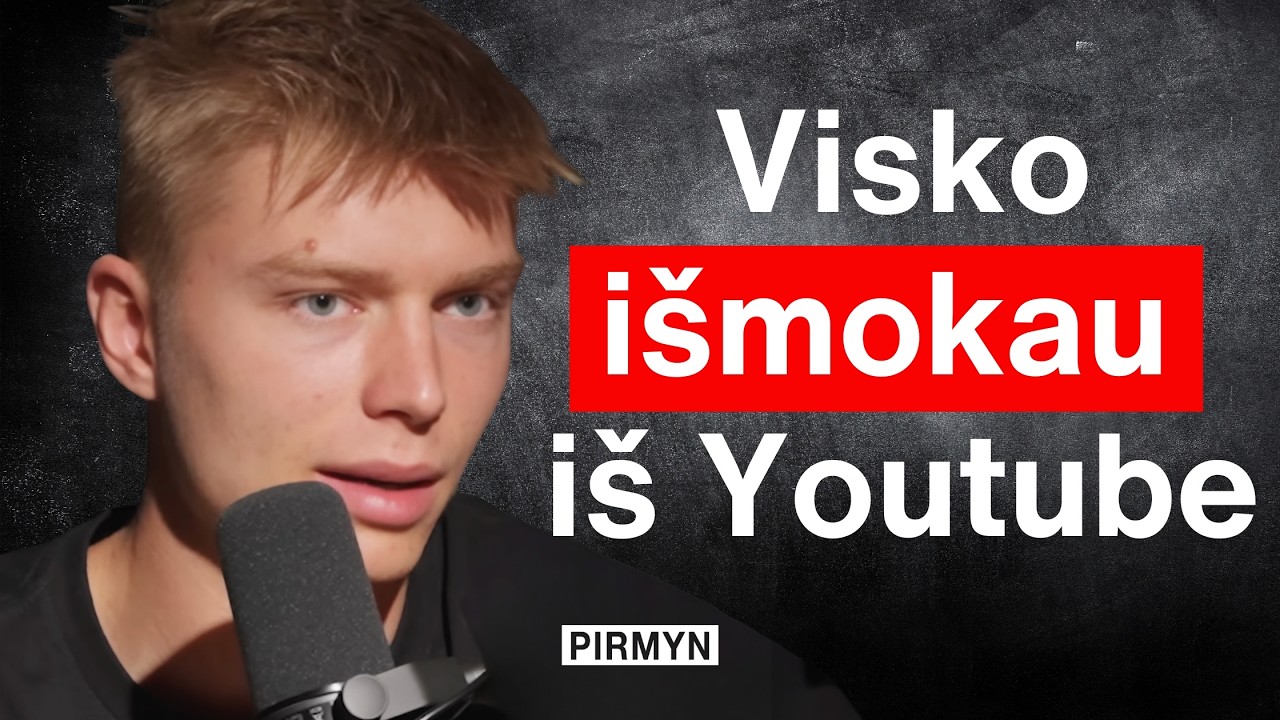 Martas Tankevičius: Kaip tapti YouTuberiu? | Andrew Tate, Pinigai, viral turinio kūrimas 2025