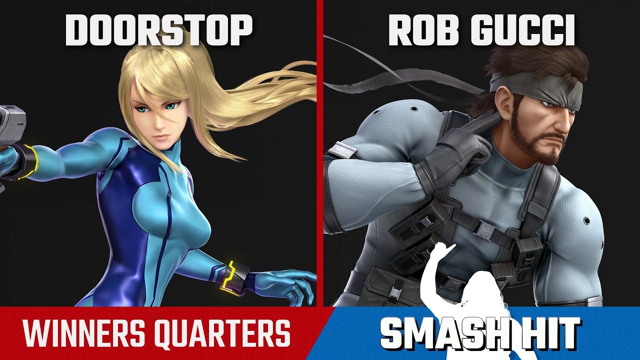 Smash Hit! Winners Quarters - Doorstop (Zero Suit Samus) vs Rob Gucci (Snake) - SSBU Tournament