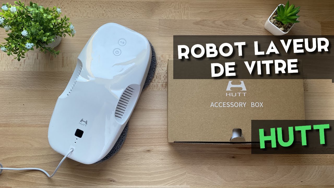 JE TEST UN ROBOT LAVEUR DE VITRE, LE HUTT DDC55 ! IMPRESSIONNANT✔️ [FR]