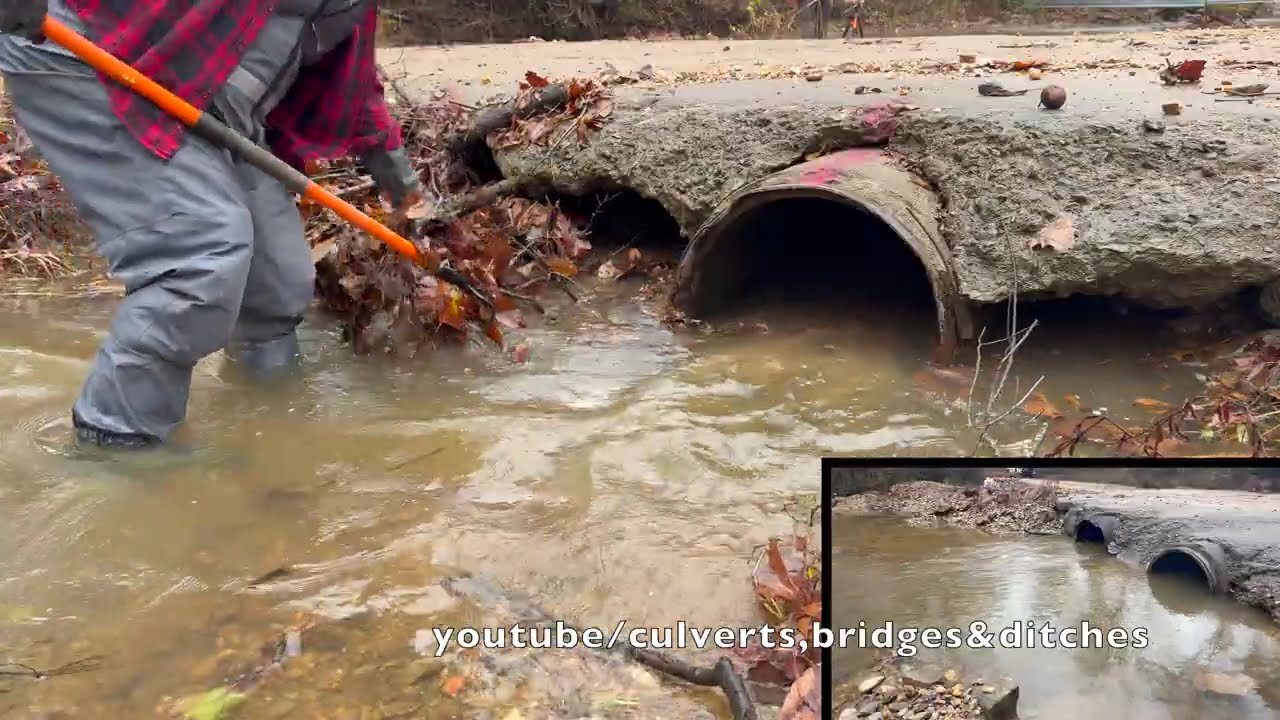 UNCLOGGING CULVERTS IN RURAL ARKANSAS! 11/2025