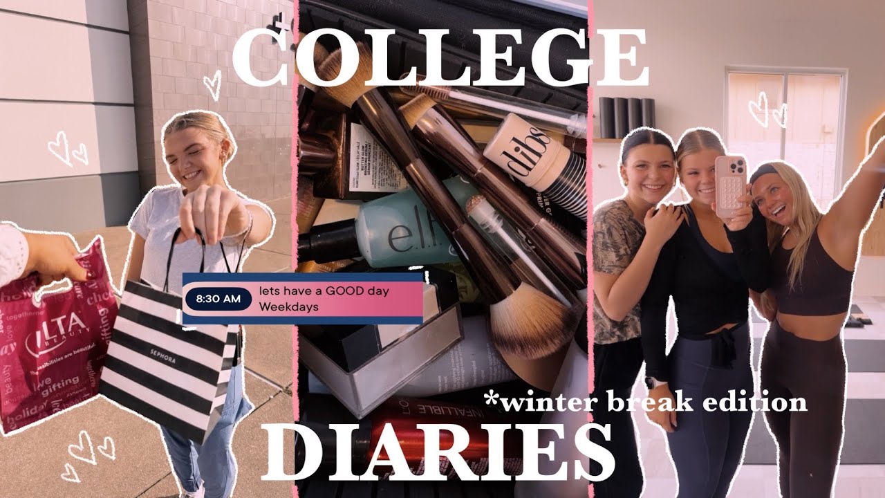 a few days in my life as a COLLEGE student on winter break | COLLEGE DIARIES |