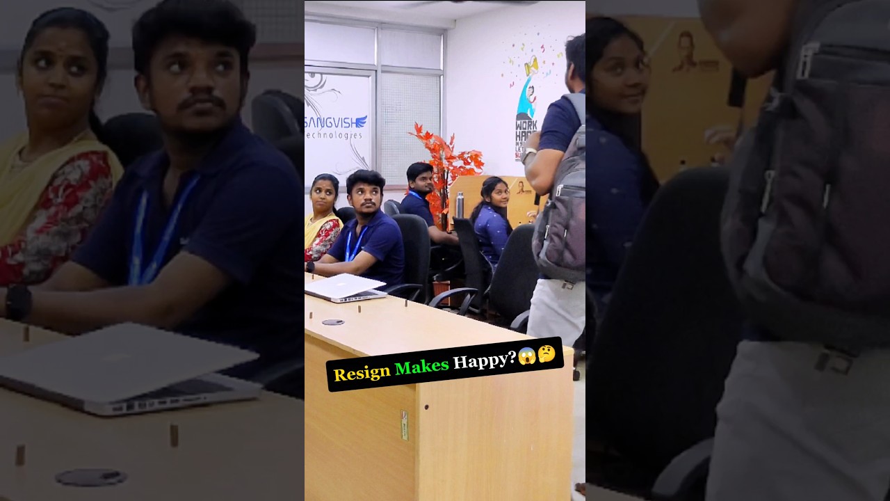 Resign Makes Happy?😱😓 #shorts #funnyshorts #totalidiotsatwork