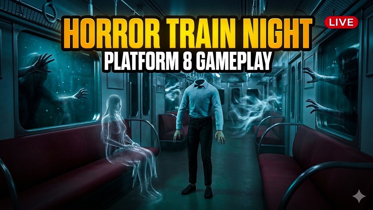Horror Train Platform 8 Horror Live 😨 Road To 1k Subscribers | FuryGamerz