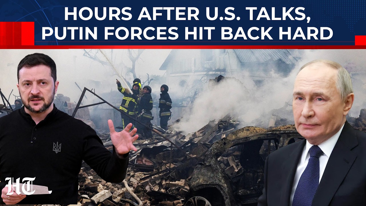 Putin's Warning Shot to US? Russia Rains Fire on Kyiv & Kharkiv, Leaving Ukrainians Without Power