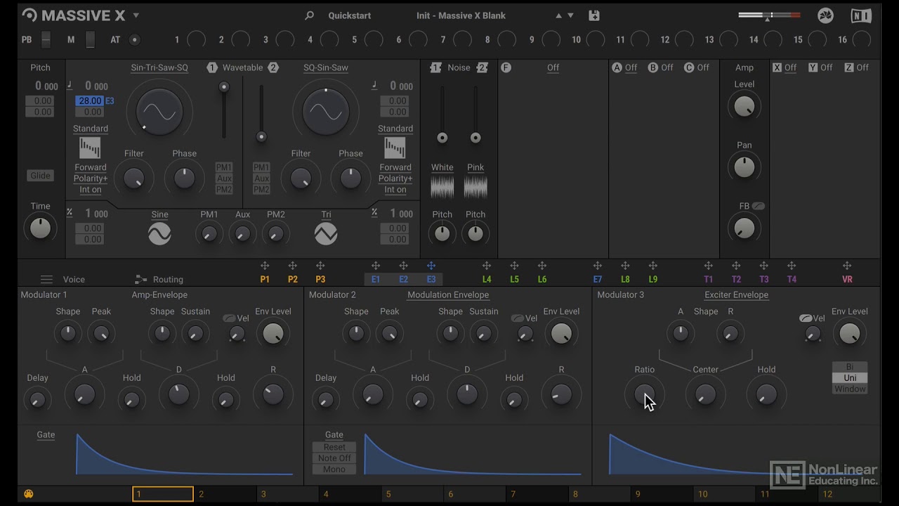 Massive X 201: Designing Massive Sounds - 2. Kick