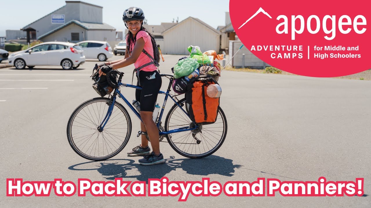 How to Pack a Bicycle and Panniers for Bicycle Touring - Apogee Adventures