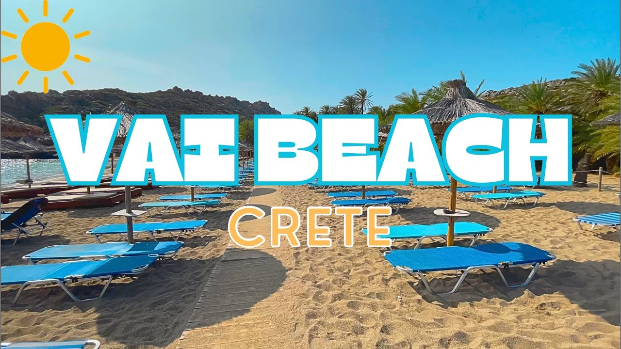 VAI BEACH | CRETE | DRONE 4K