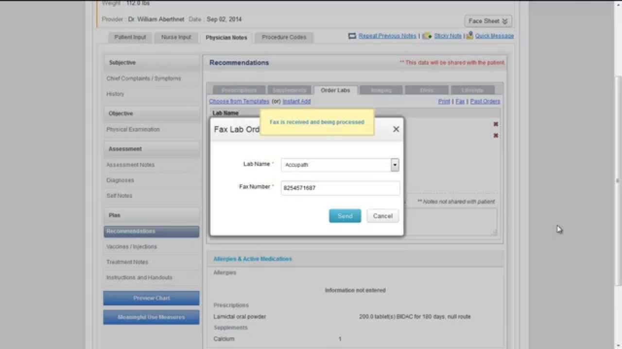CharmHealth EHR eFax Tutorial