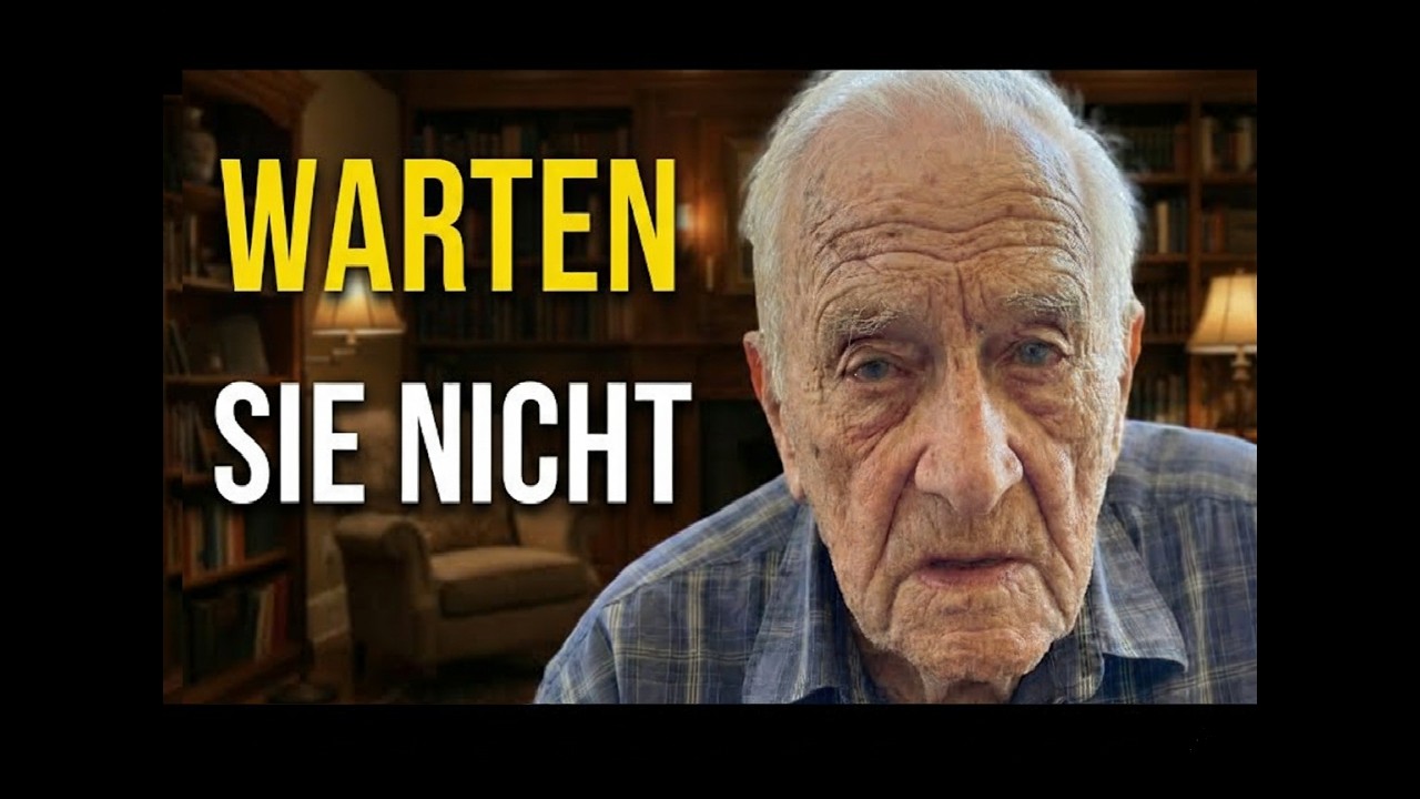 „Ich bin 88 Jahre alt  Das habe ich über das Leben zu spät verstanden “