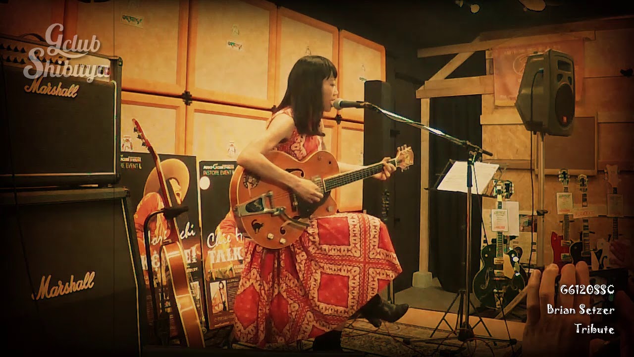 Chie Horiguchi Gretsch Guitar Impression at G’CLUB Shibuya『 G6120SSC Brian Setzer Tribute』