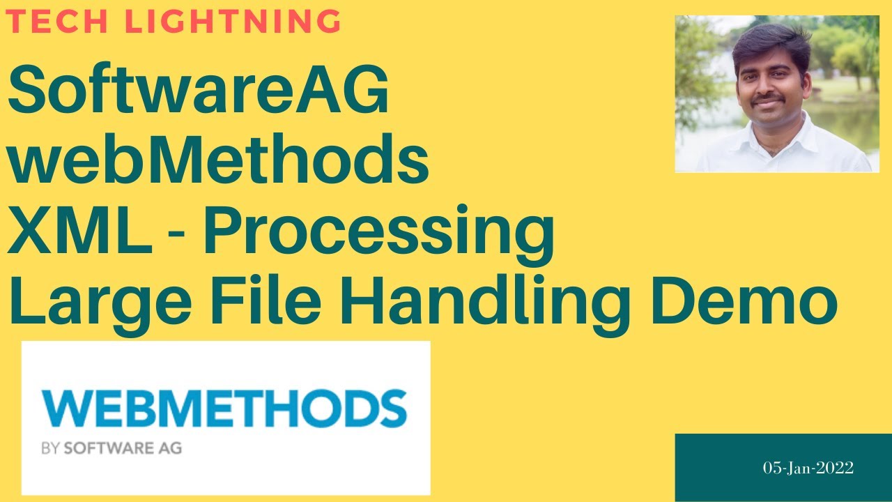 SoftwareAG webMethods - How to process large XML in webMethods | getXMLNodeIterator | Demo