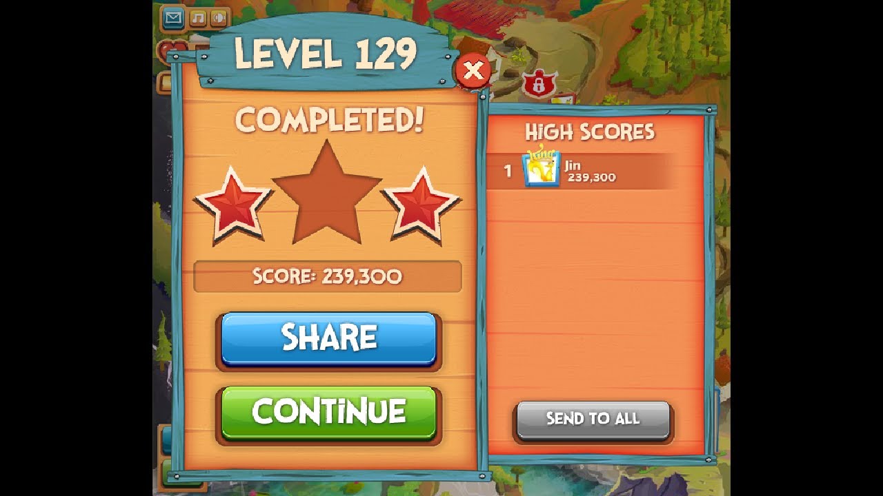 Pepper Panic Saga Level 129 ★ NO BOOSTER ★