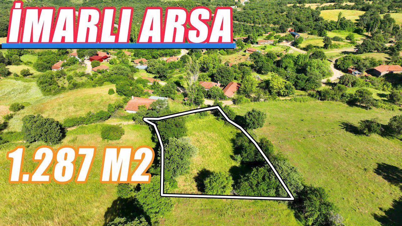 1777- Balya'nın Harika Bir Köyünde 1.287 m2 Arsa/ Muhteşem Manzara