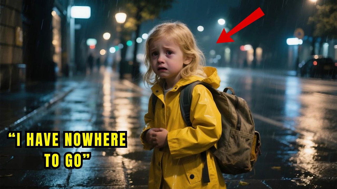 A Millionaire CEO Saw a 7 Year Old Girl Scared in the Rain—What He Did Next Changed Her Life Forever