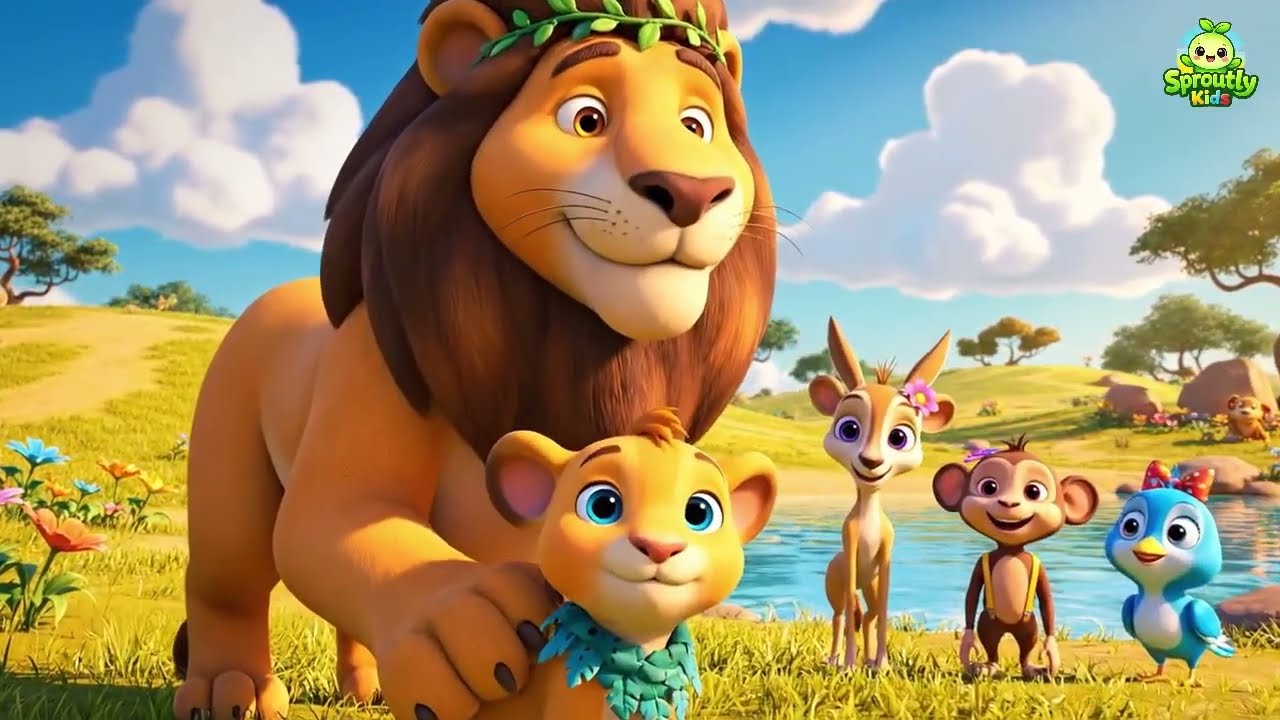 Portuguese | 🦁 O Pequeno Leão que N Conseguia Rugir | 🦁 The Baby Lion Who Couldn’t Roar | life story