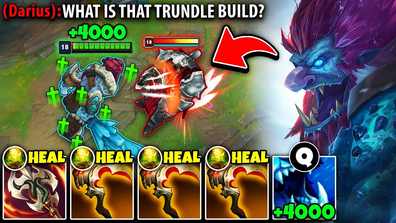 I played a FORBIDDEN Lifesteal Trundle build and become invincible