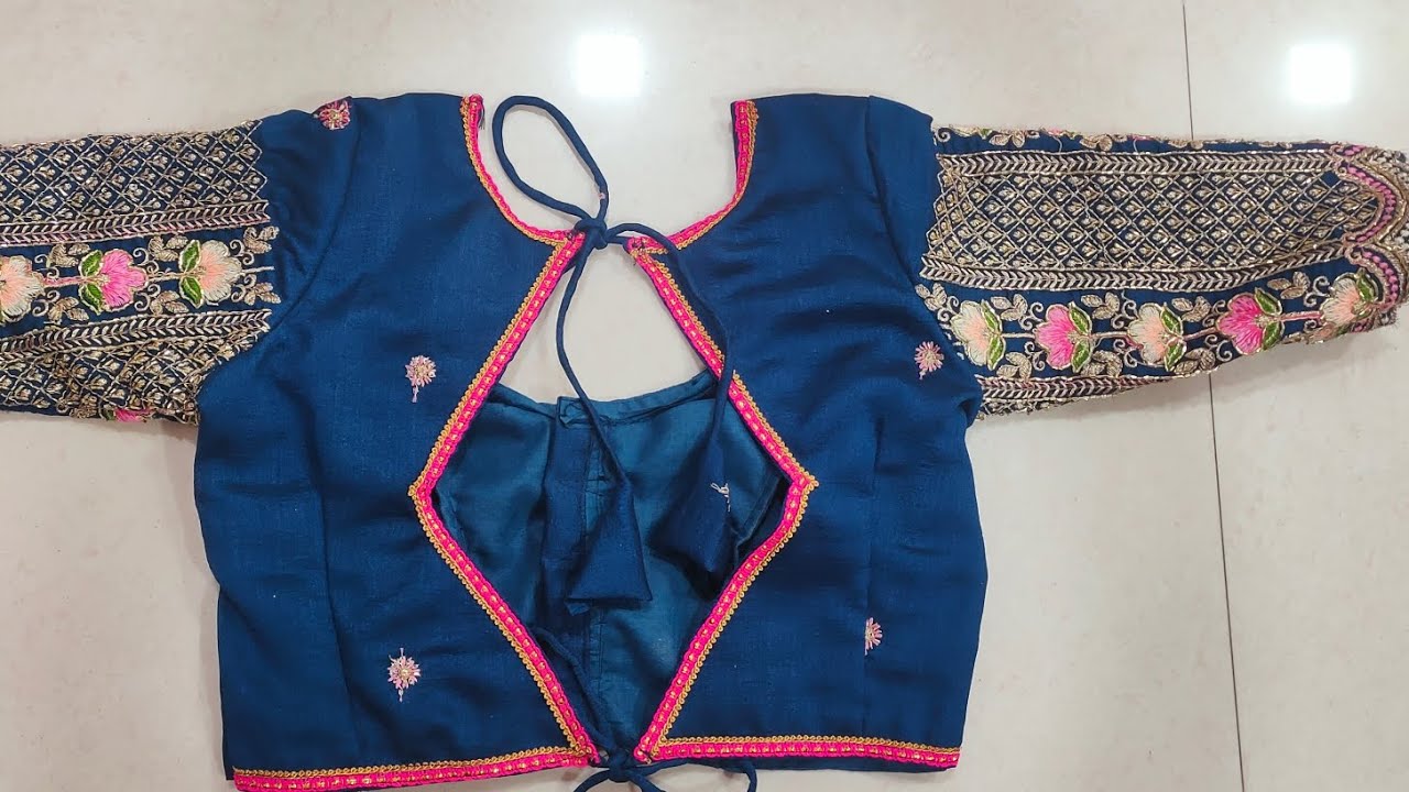 blouse design|beautiful blouse back neck design cutting and stitching 