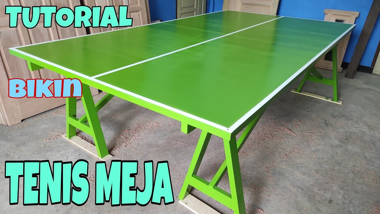 CARA MEMBUAT TENIS MEJA / how to make table tennis